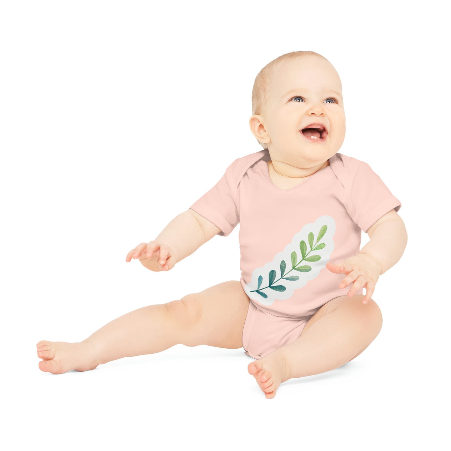 "Organic Cutie Pie Baby Short Sleeve Bod- Baby Organic Short Sleeve Bodysuit