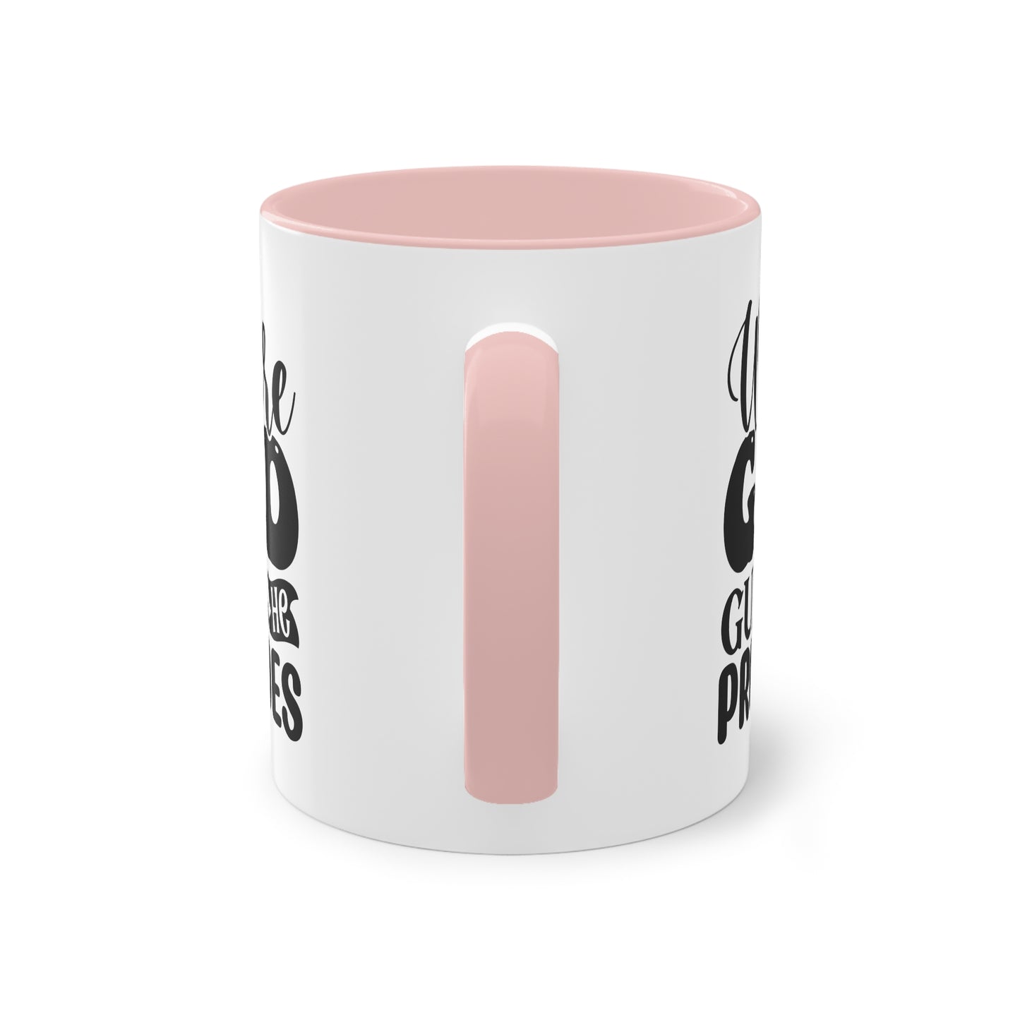 "Where God guides, He provides" - Two Tone Mug