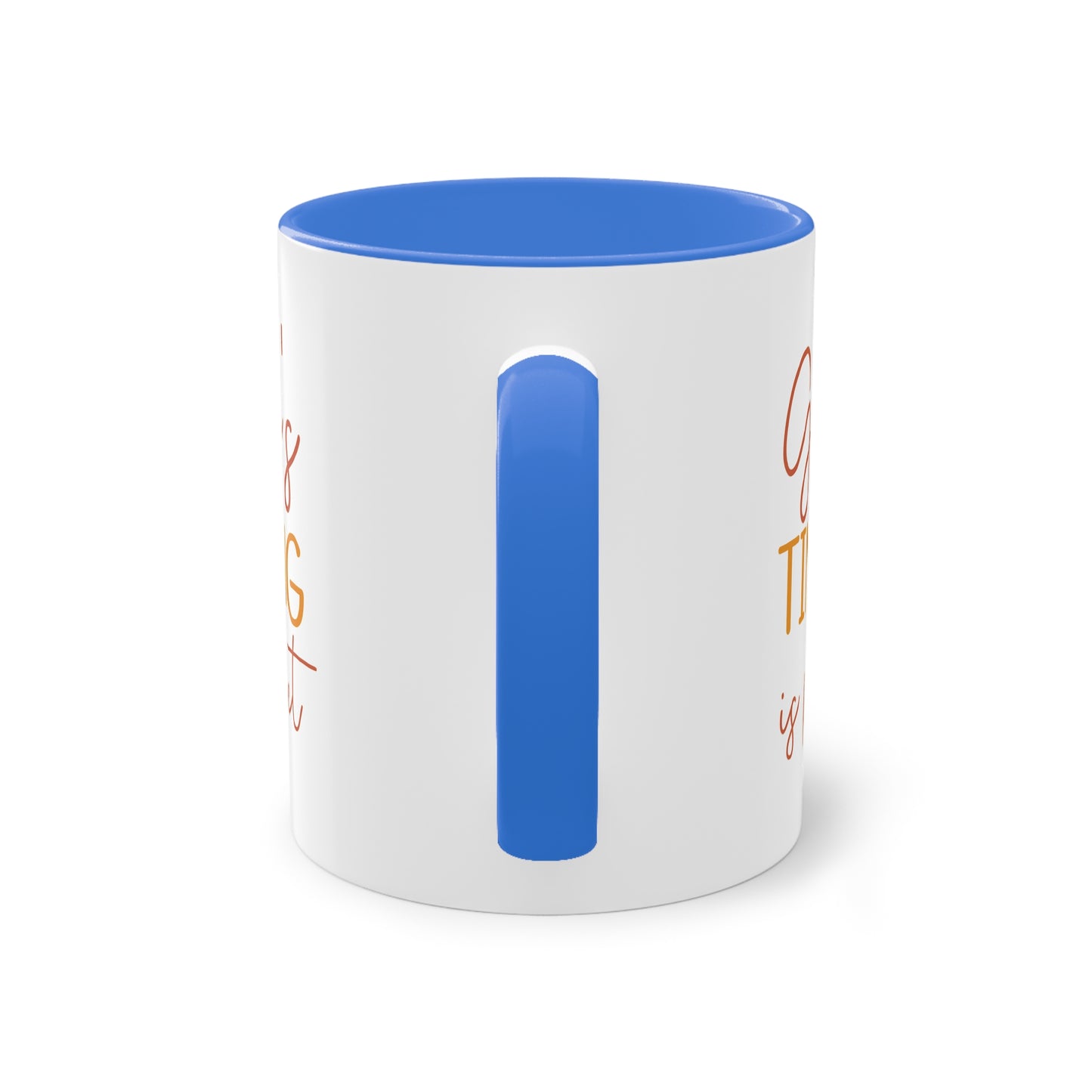 "God's timing is perfect" - Faith Quote - Two Tone Mug