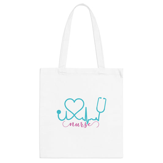 "Saving Lives in Style: Nurse Tote Bag- Tote Bag