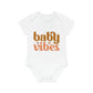 "Baby Vibes" - Organic Short Sleeve Bodysuit