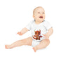 "Adorable Little Red Dragon" - Baby Organic Short Sleeve Bodysuit