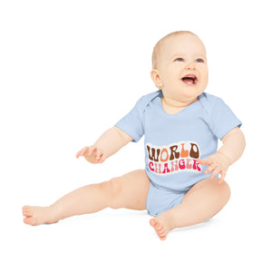 "Adorable Organic Short Sleeve Bodysuit for- Baby Organic Short Sleeve Bodysuit