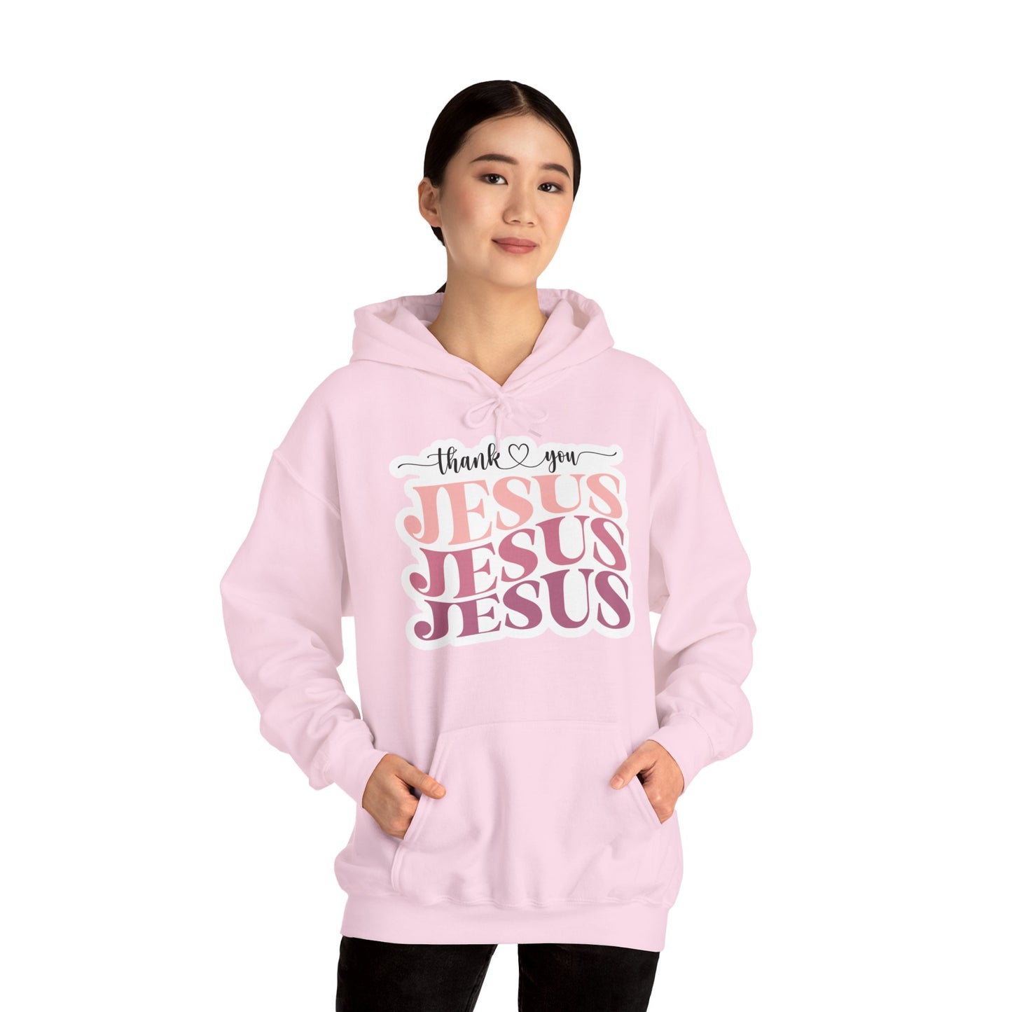 "Thank You Jesus" - Hooded Sweatshirt - Hoodie