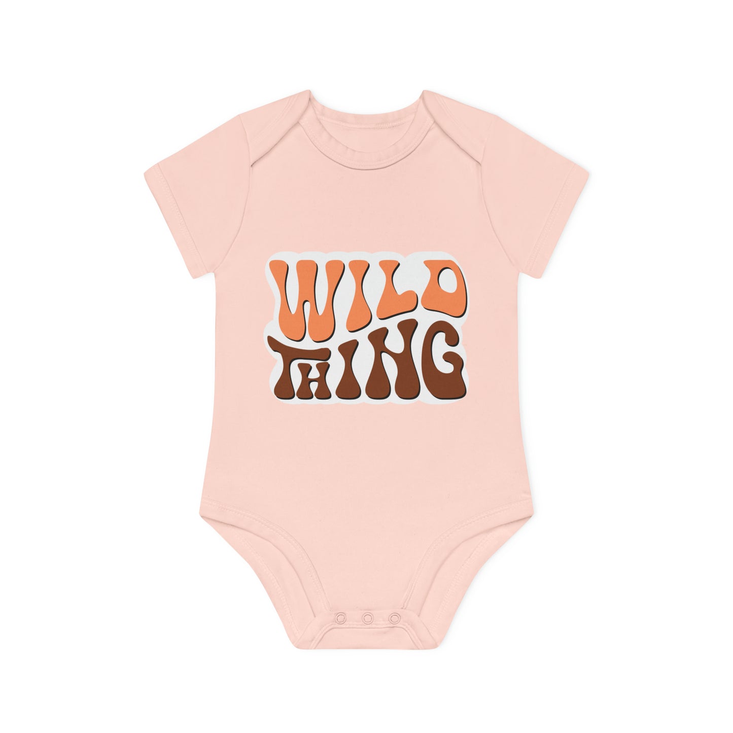 "Organic Cutie Pie: Baby Short Sleeve- Baby Organic Short Sleeve Bodysuit