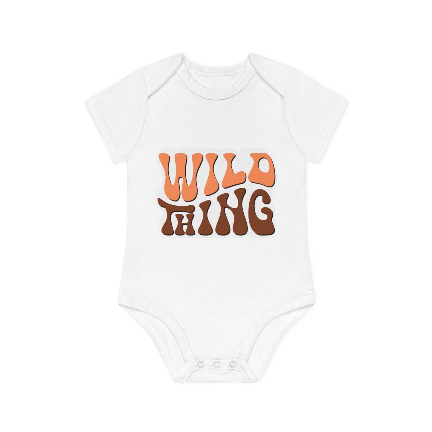 "Organic Cutie Pie: Baby Short Sleeve- Baby Organic Short Sleeve Bodysuit