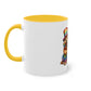 "Rainbow Love: Stay PawSitive" - Two Tone Mug