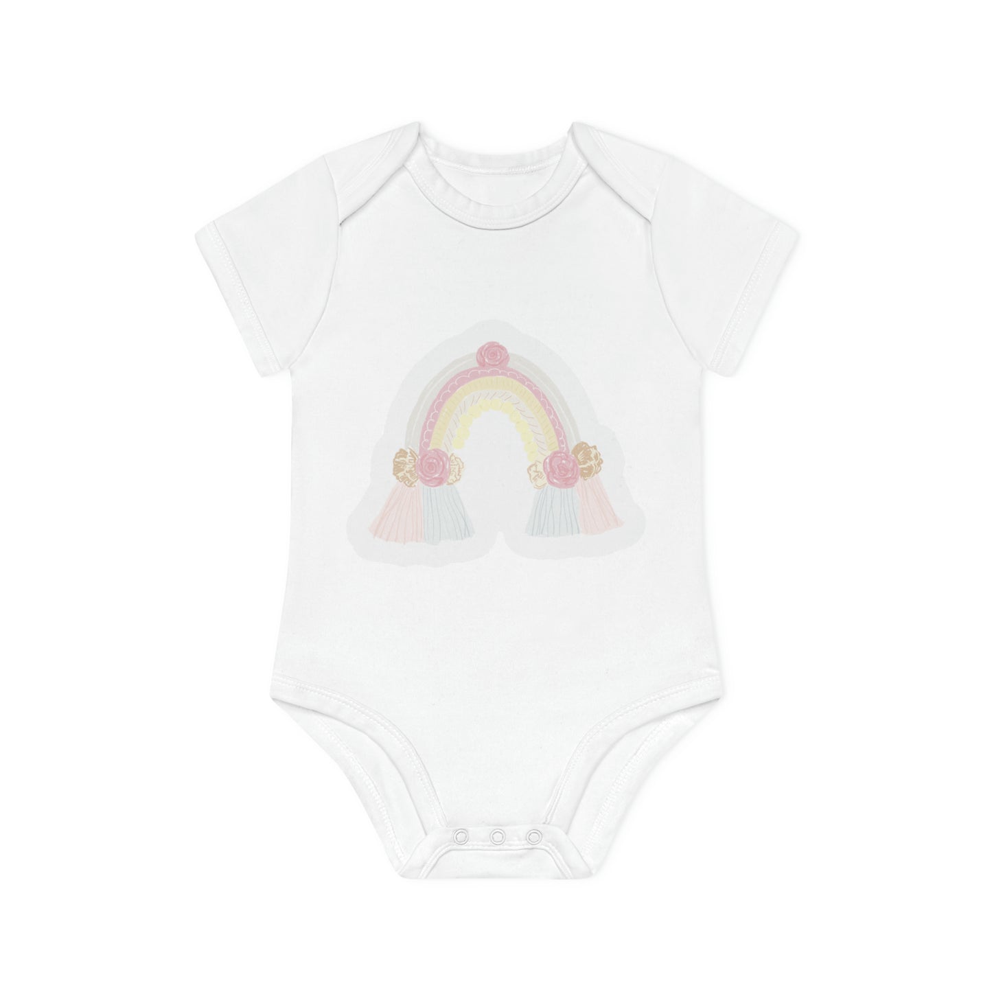 "Adorable Baby Organic Short Sleeve Bodysuit- Baby Organic Short Sleeve Bodysuit