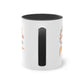 "Life is fragile handle with Prayer" - Two Tone Mug