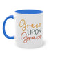 "Grace Upon Grace" - Christian Love - Two Tone Mug