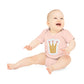 "Royalty Love" - Baby Organic Short Sleeve Bodysuit