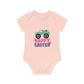 "Happy Easter" - Baby Organic Short Sleeve Bodysuit