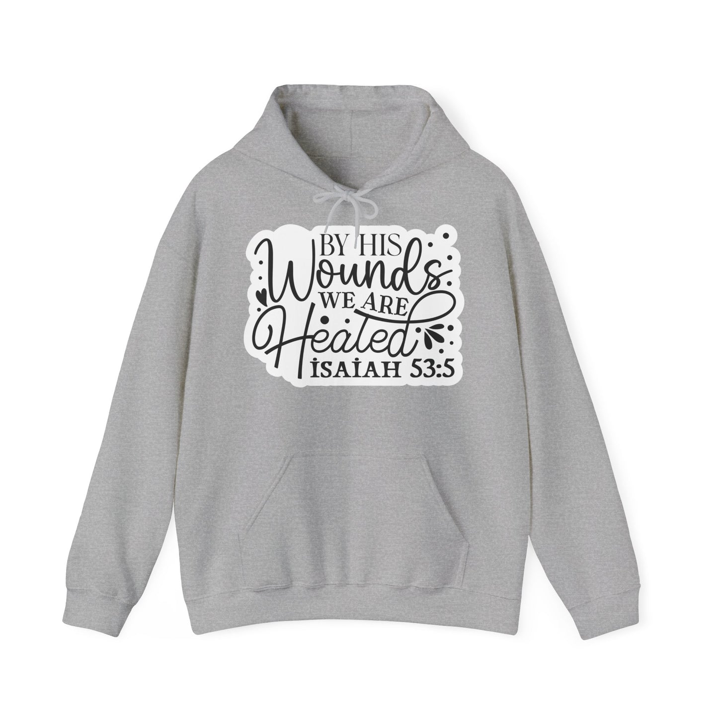 "Faith-Filled Comfort: Christian Quote Hood- Hoodie