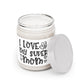 "Love & Light: Lavender Infused S- Scented Candle