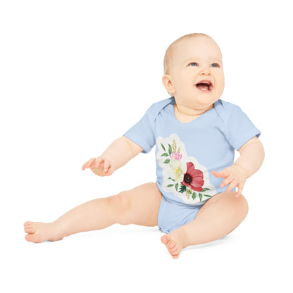 "Adorable Baby Organic Short Sleeve Bodysuit- Baby Organic Short Sleeve Bodysuit