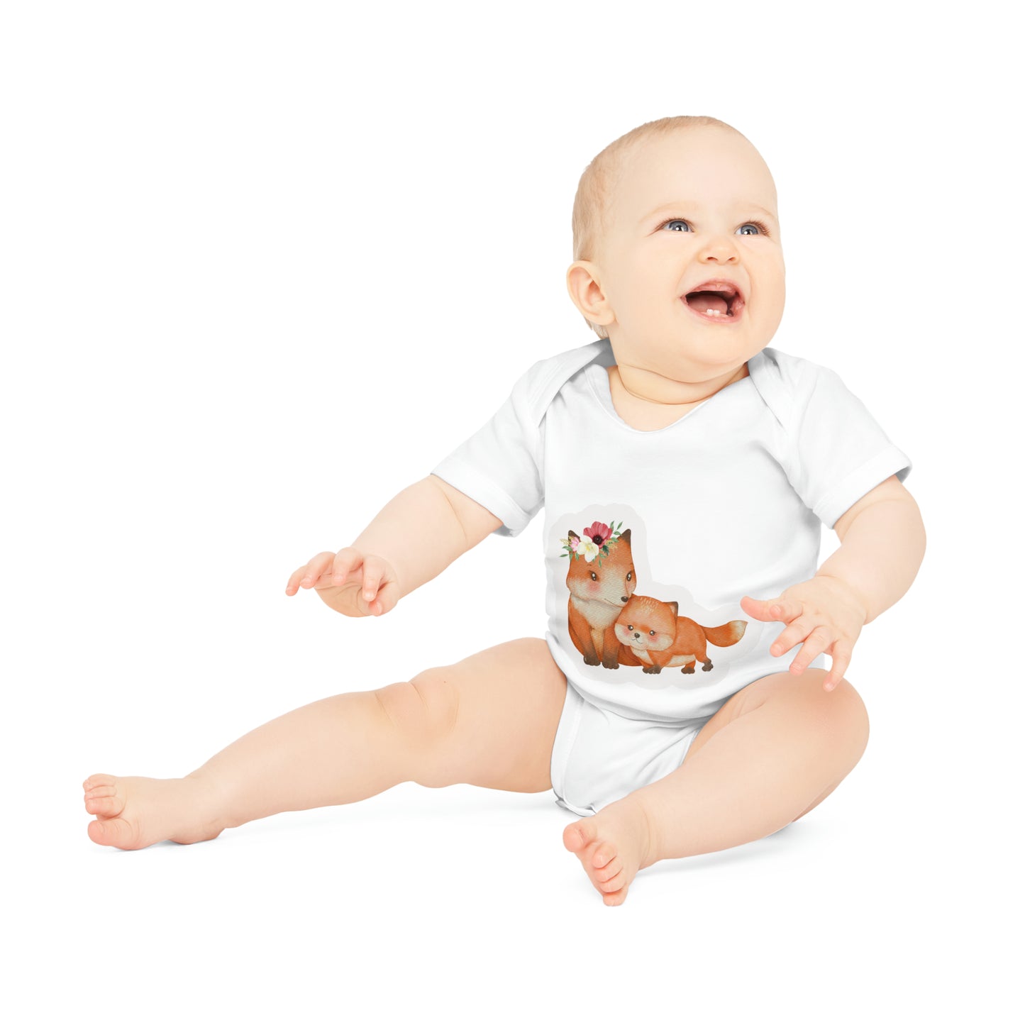 "Sweet Dreams Baby Organic Short Sleeve Bodysuit- Baby Organic Short Sleeve Bodysuit