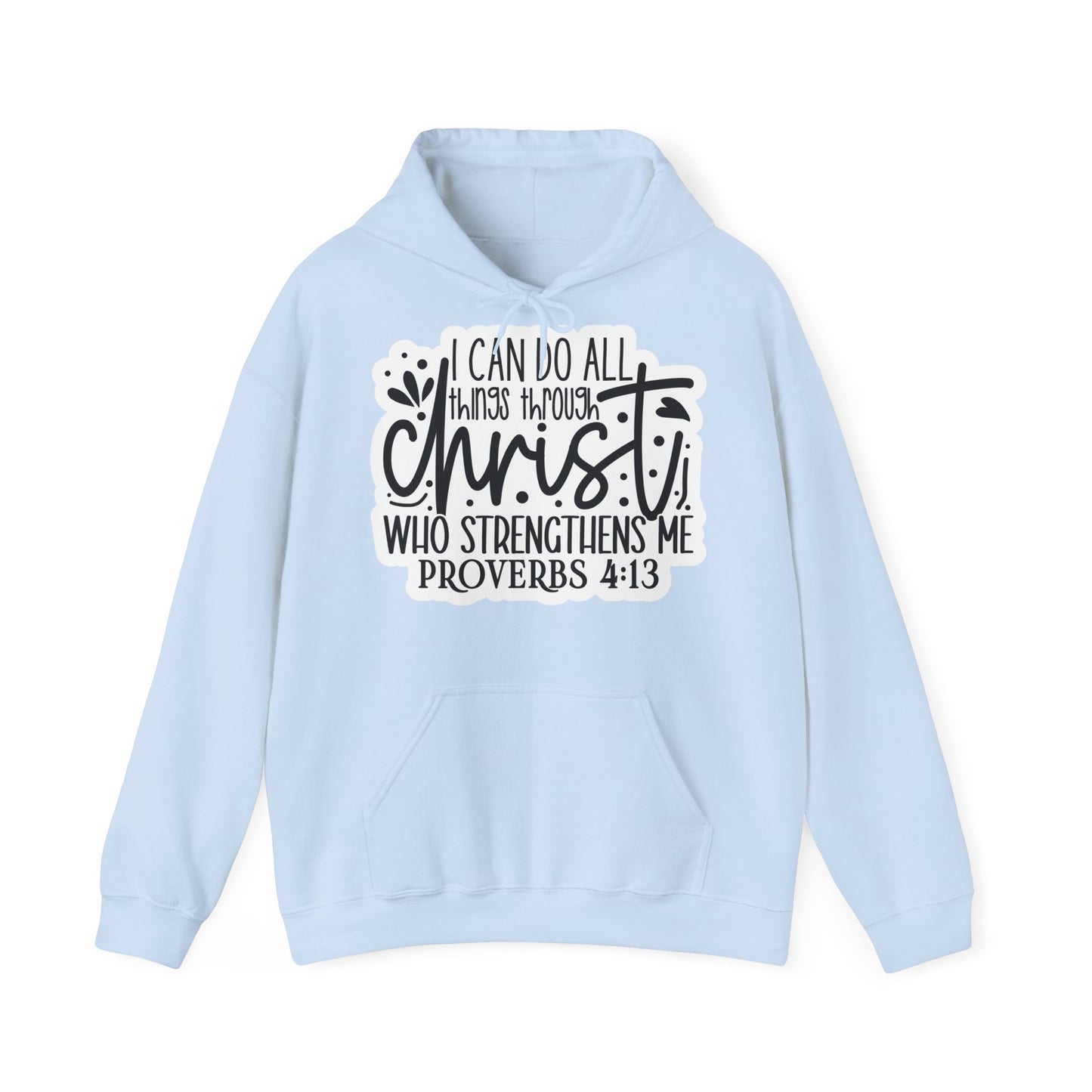 "Blessed and Cozy: Christian Quote Hood- Hoodie