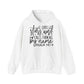 "Heavenly Comfort: Christian Quote Hooded Sweat- Hoodie