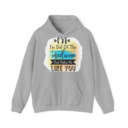 "Sarcastic Sass Hooded Sweatshirt"- Hoodie