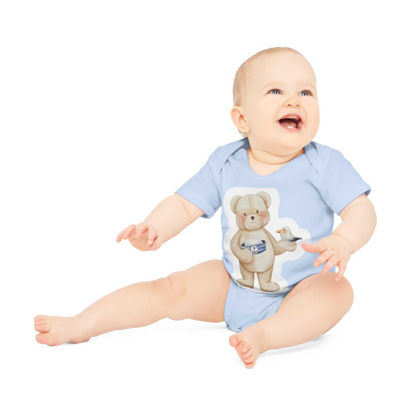 "Adorable Baby Organic Short Sleeve Bodysuit- Baby Organic Short Sleeve Bodysuit