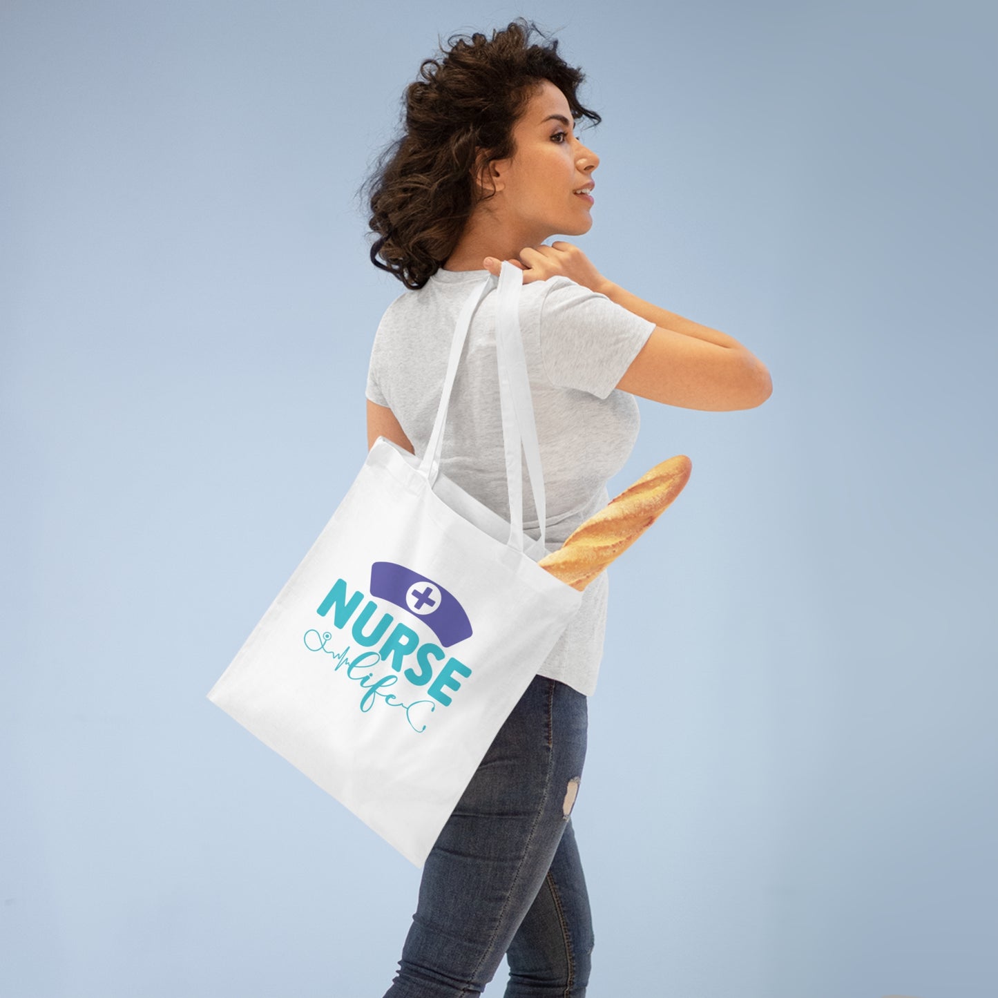 "Carry Your Compassion: Nurse Tote- Tote Bag