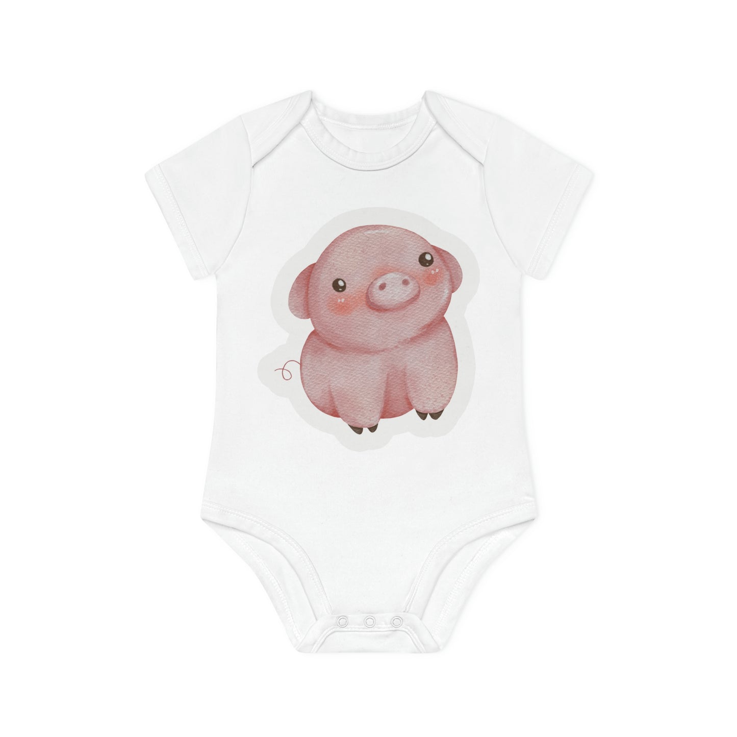 "Adorable Baby Organic Short Sleeve Bodysuit- Baby Organic Short Sleeve Bodysuit