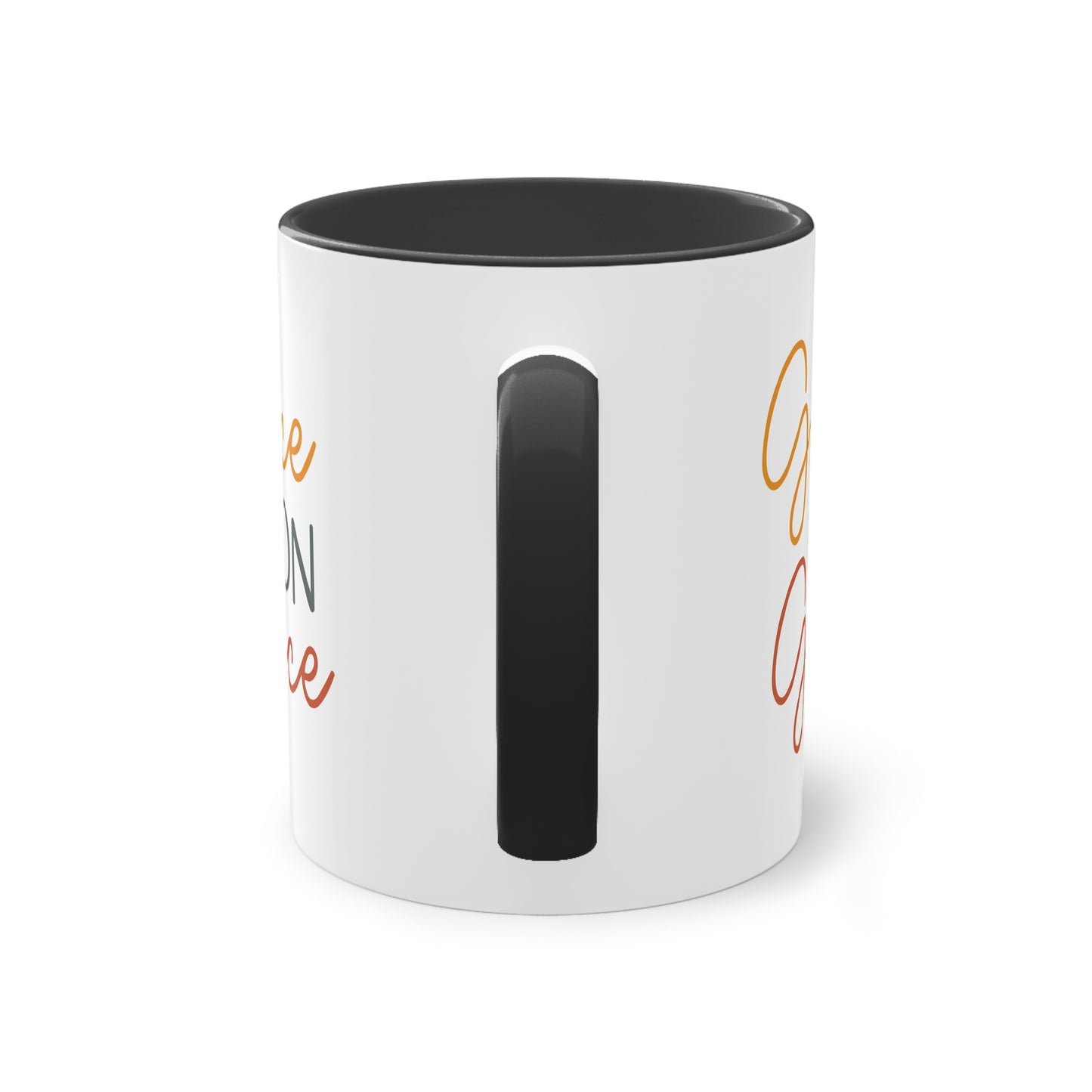 "Grace Upon Grace" - Christian Love - Two Tone Mug