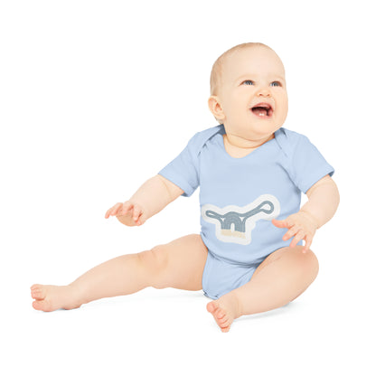 "Organic Cotton Baby Bodysuit: Ad- Baby Organic Short Sleeve Bodysuit