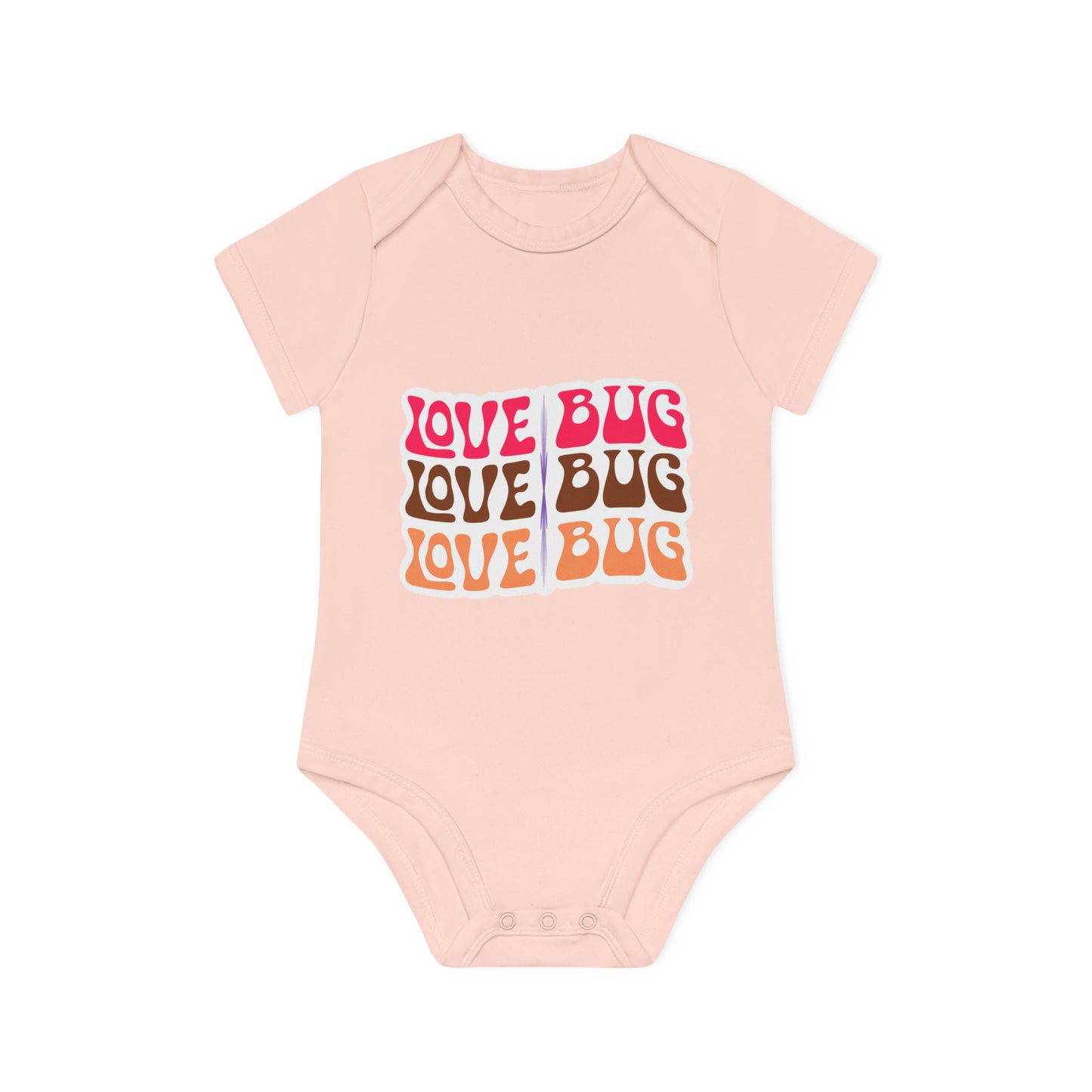 "Adorable Organic Short Sleeve Bodysuit for- Baby Organic Short Sleeve Bodysuit