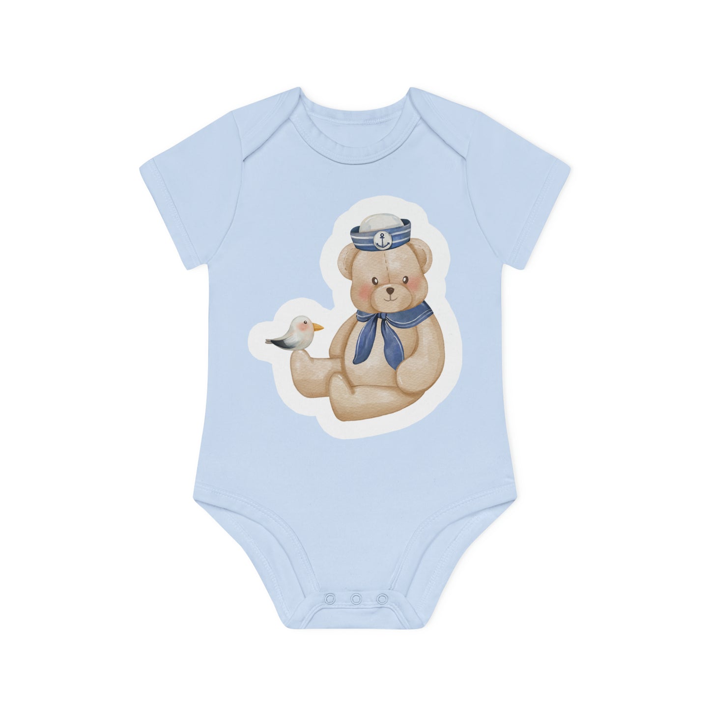 "Organic Cuteness: Baby Short Sleeve- Baby Organic Short Sleeve Bodysuit