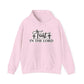 "Heavenly Comfort: Christian Quote Hooded Sweat- Hoodie