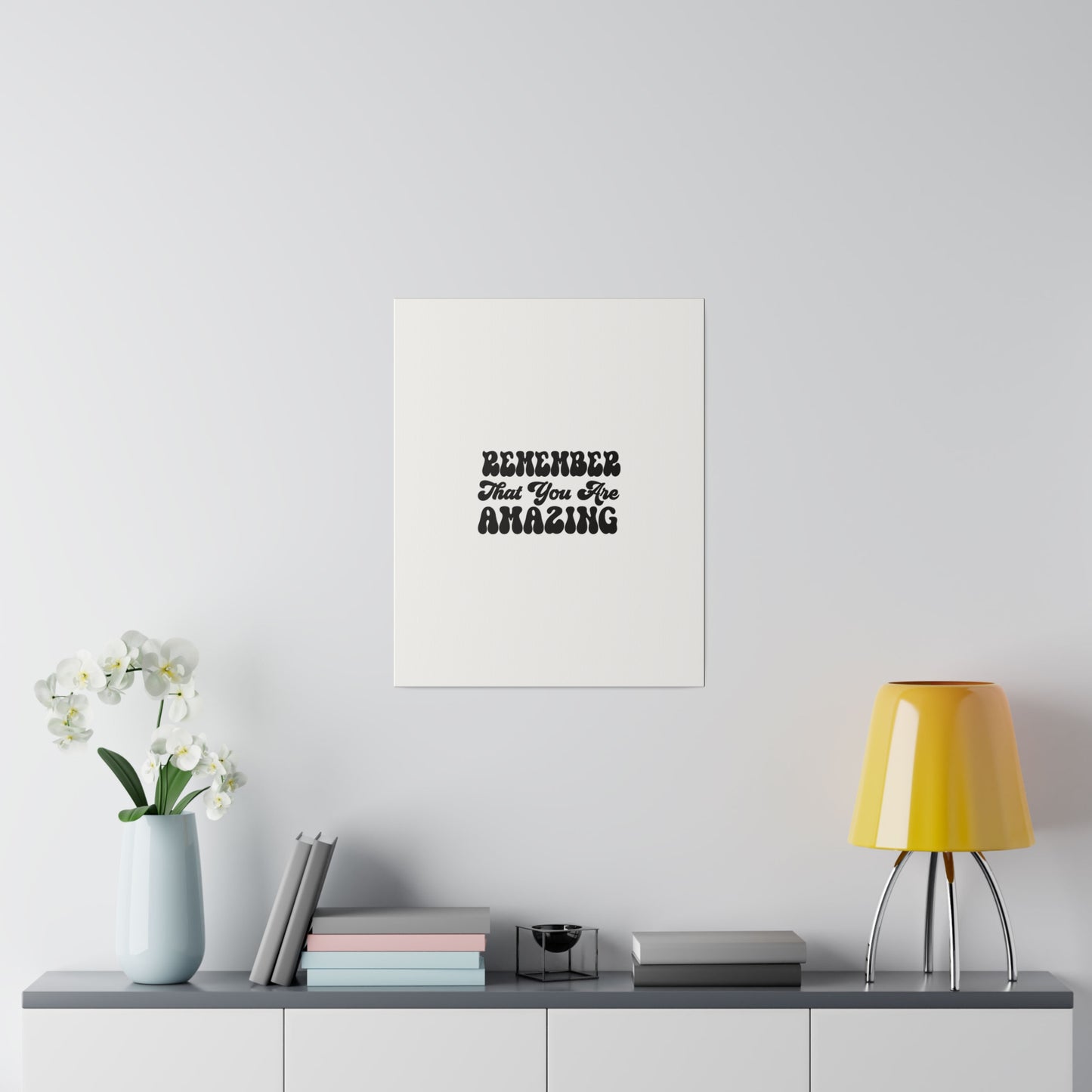 "Mental Health Quote" Canvas Art Piece- Quote Canvas