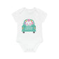 "Happy Easter" - Baby Organic Short Sleeve Bodysuit