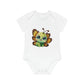 "Cute Butterfly" - Baby Organic Short Sleeve Bodysuit