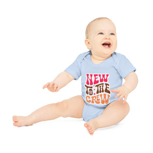 "Adorable Organic Short Sleeve Bodysuit for- Baby Organic Short Sleeve Bodysuit