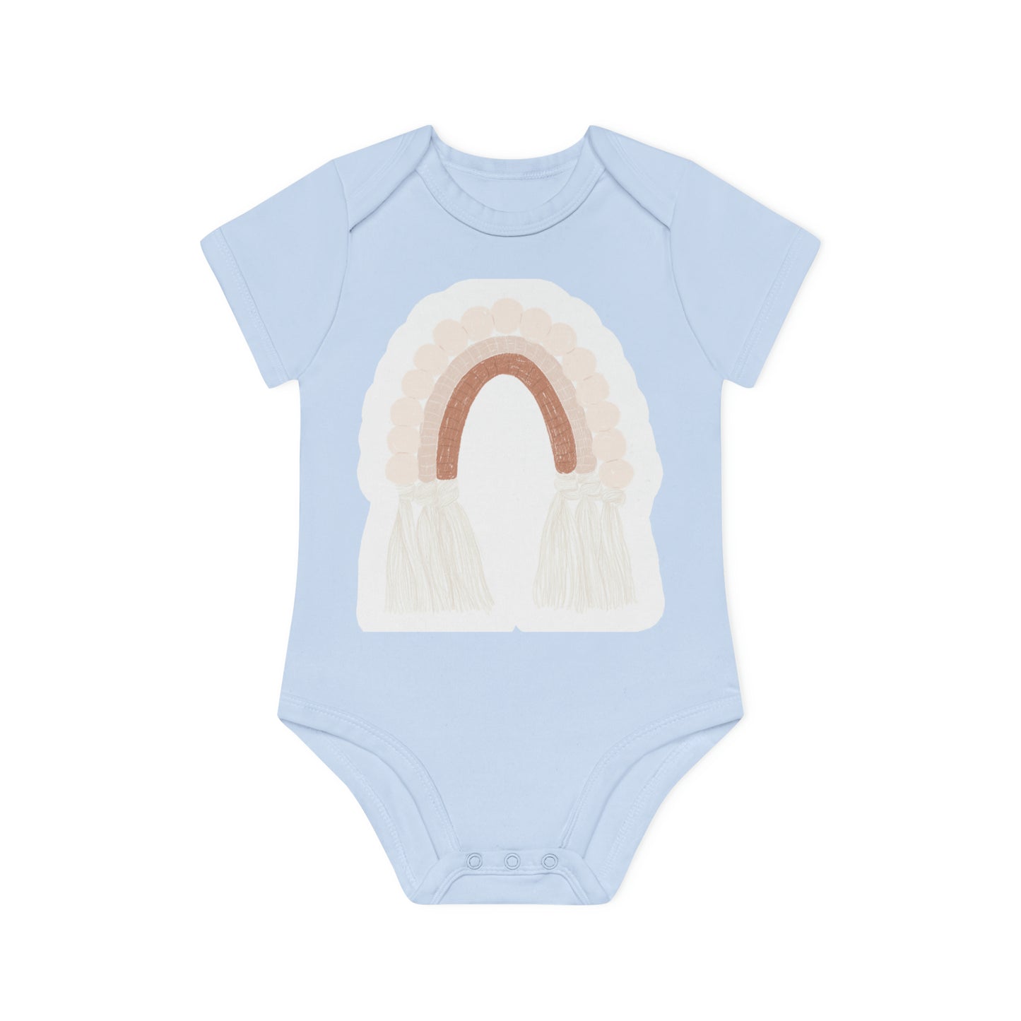 "Cuddly Critters Organic Short Sleeve Bodys- Baby Organic Short Sleeve Bodysuit