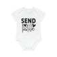 "Send Milk" - Baby Organic Short Sleeve Bodysuit