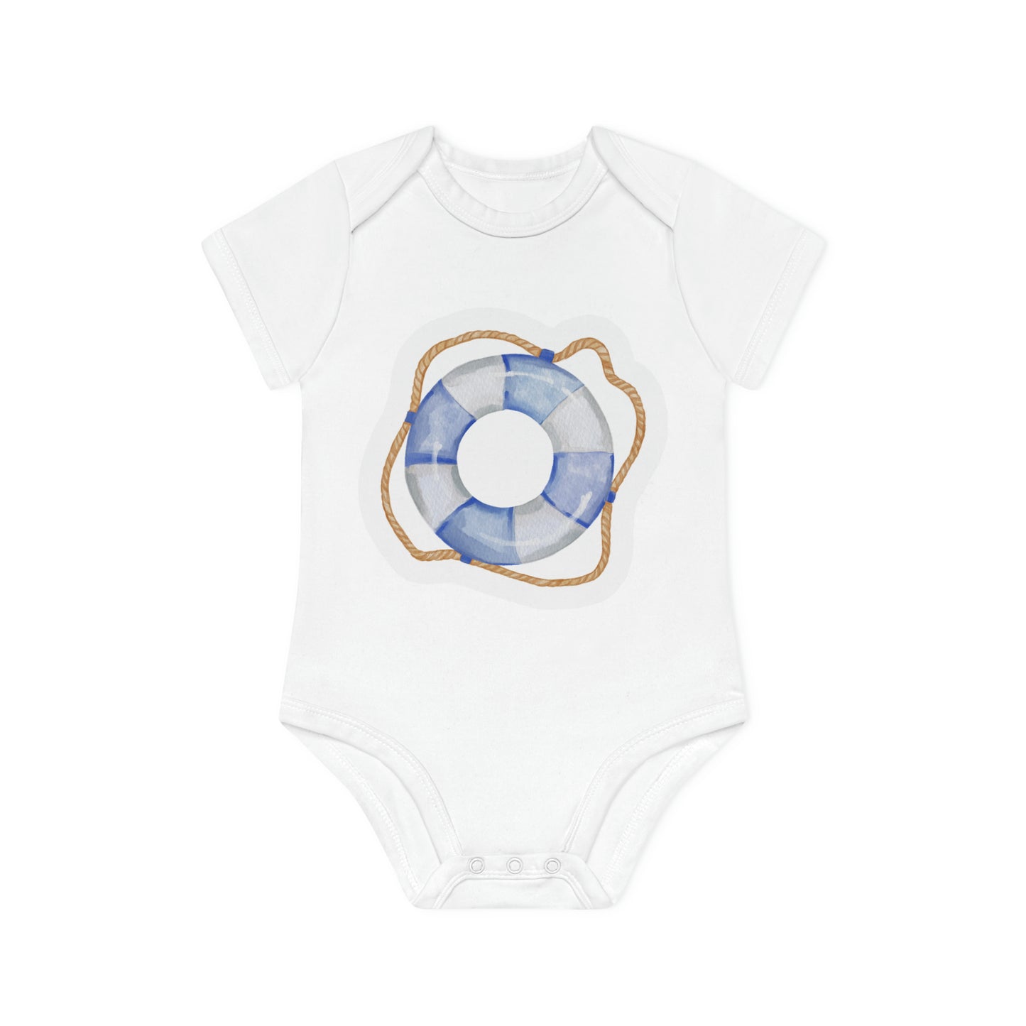 "Adorable Organic Short Sleeve Bodysuit -- Baby Organic Short Sleeve Bodysuit