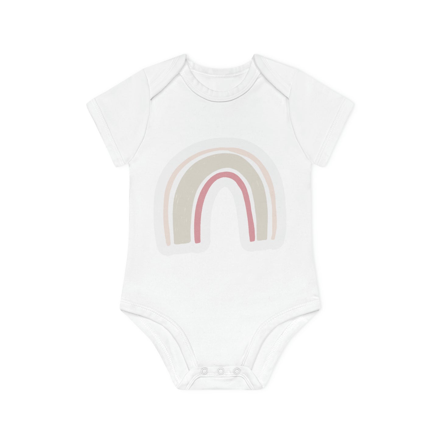 "Adorable Eco-Friendly Short Sleeve Bodys- Baby Organic Short Sleeve Bodysuit