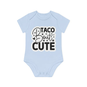 "Taco Bout Cute" - Baby Organic Short Sleeve Bodysuit