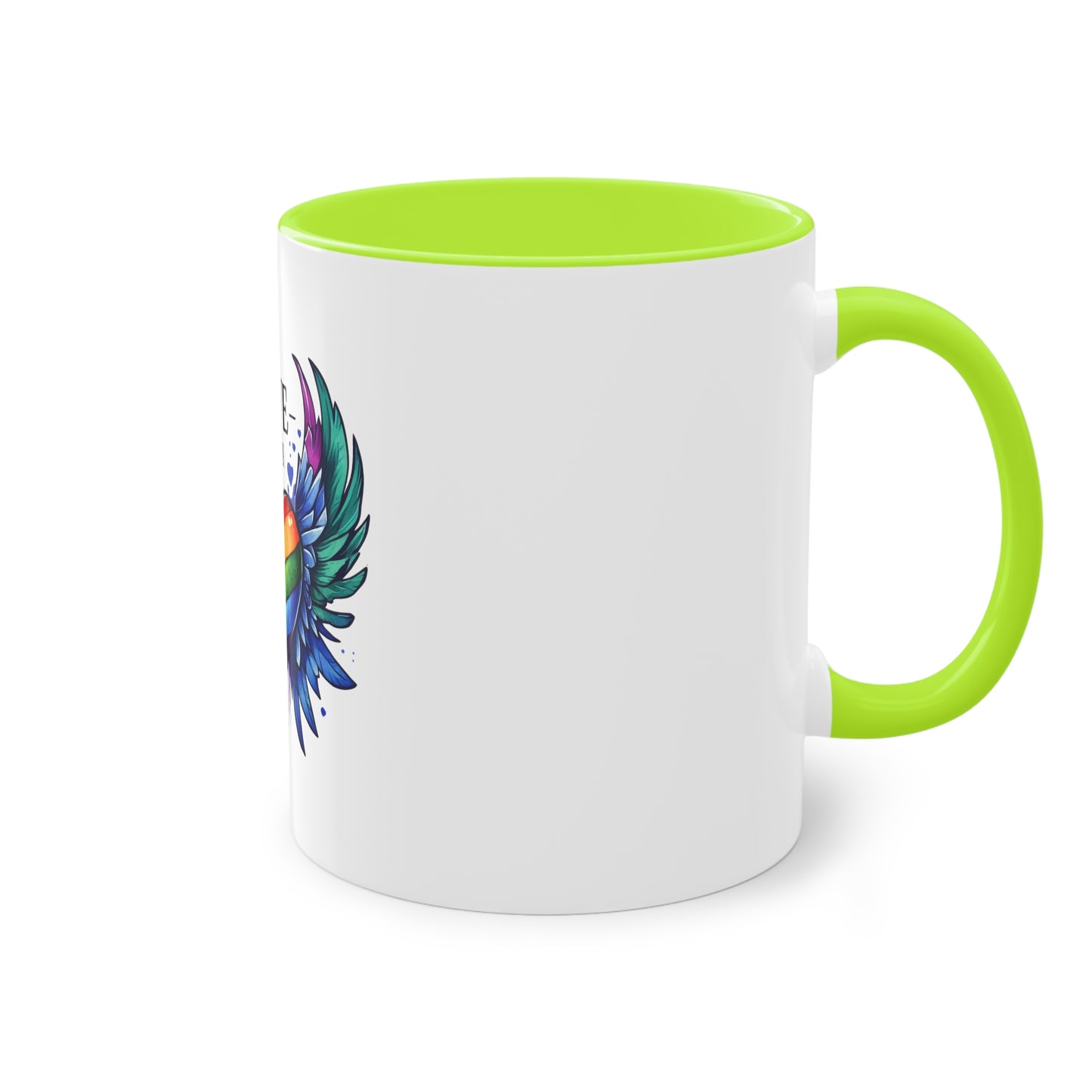 "Rainbow Love Wins" - Two Tone Mug