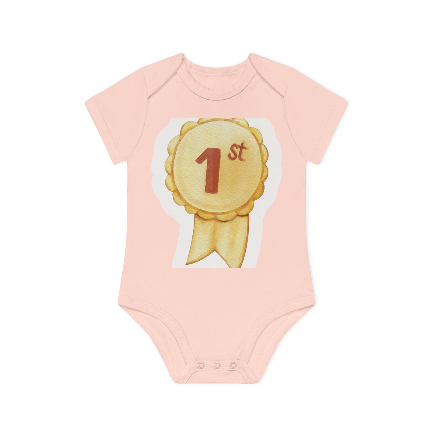 "Adorable Eco-Friendly Baby Bodysuit- Baby Organic Short Sleeve Bodysuit