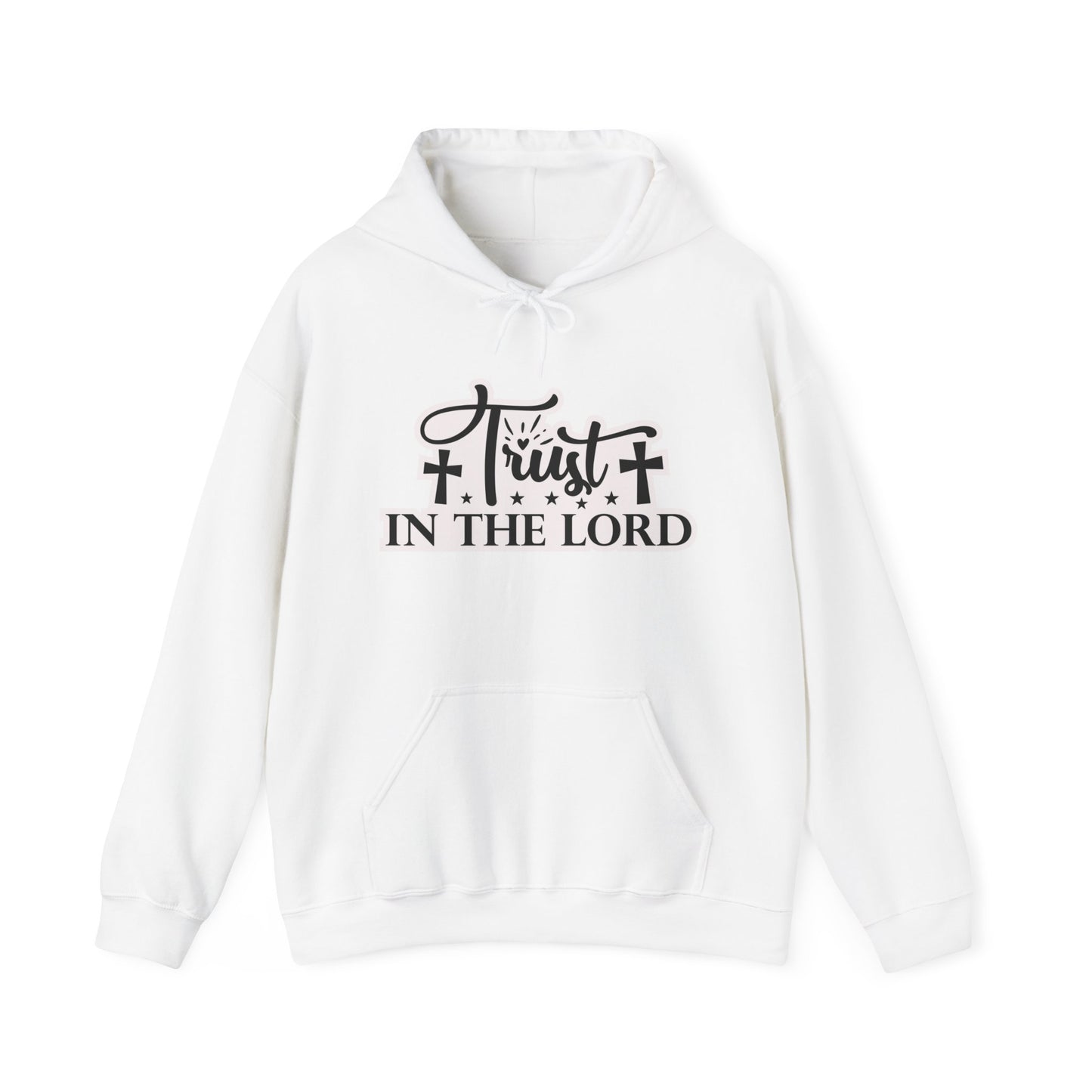 "Heavenly Comfort: Christian Quote Hooded Sweat- Hoodie