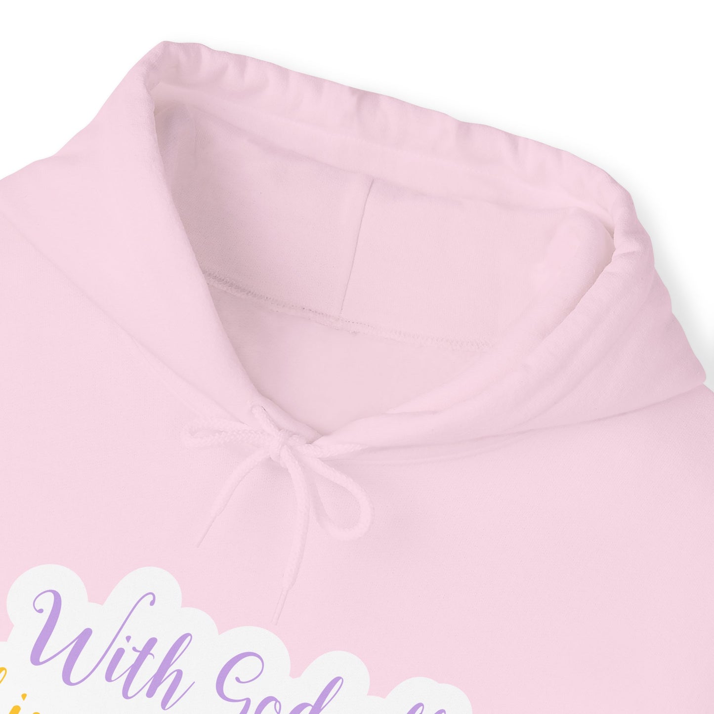 "With God all things are Possible" - Christian Quote - Hoodie