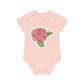 "Organic Cutie: Adorable Design Baby- Baby Organic Short Sleeve Bodysuit