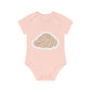 "Adorable and Organic: Baby Short Sleeve Bod- Baby Organic Short Sleeve Bodysuit