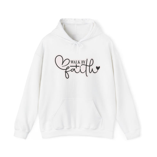 "Faith-Filled Comfort: Christian Quote Hood- Hoodie