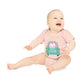 "Happy Easter" - Baby Organic Short Sleeve Bodysuit