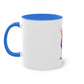 "Rainbow Pride Celebrate Love" - Two Tone Mug