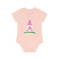 "Happy Easter" - Baby Organic Short Sleeve Bodysuit